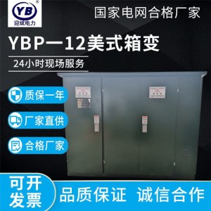 YB预装式箱式变电站 500KVA欧式箱变 户外组合型成套设备